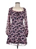 Lush 100% Polyester Floral Pink Casual Dress Size M - photo 1