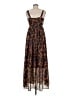 Assorted Brands Animal Print Brown Casual Dress Size S - photo 2