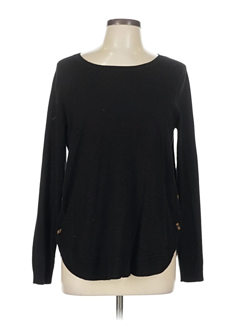 Pre-owned Lety & Me Pullover Sweater In Black