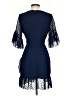showpo 100% Polyester Polka Dots Blue Cocktail Dress Size 4 - photo 2