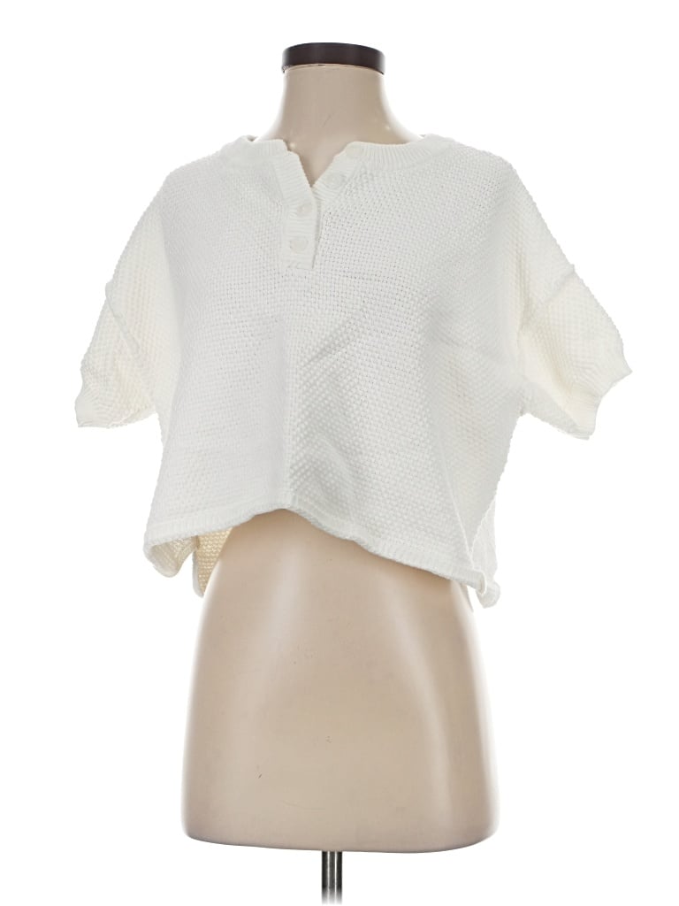 Pre-owned Sincerely Jules Cardigan Sweater In White