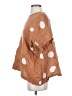 Assorted Brands Polka Dots Brown Short Sleeve Blouse Size S - photo 5
