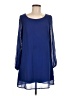 As U Wish 100% Polyester Blue 3/4 Sleeve Blouse Size M - photo 1