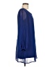 As U Wish 100% Polyester Blue 3/4 Sleeve Blouse Size M - photo 4
