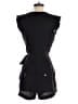 RACHEL Rachel Roy 100% Polyester Solid Black Romper Size 2 - photo 2