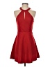 Unbranded Solid Red Cocktail Dress Size S - photo 1
