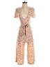BCBGeneration Paisley Tan Romper Size XXS - photo 1