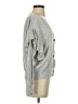 Line & Dot Gray 3/4 Sleeve Top Size S - photo 4