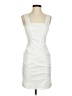 Bebe White Cocktail Dress Size 4 (petite) - photo 1