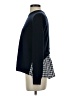 Autumn Cashmere 100% Cotton Checkered-gingham Blue Pullover Sweater Size XS - photo 5