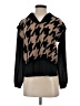 Rio & Rian Houndstooth Black Pullover Sweater Size S - photo 1