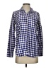 J.Crew 100% Cotton Checkered-gingham Blue Long Sleeve Button-Down Shirt Size 2 - photo 1