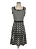 Max Studio Houndstooth Gray Casual Dress Size S - photo 1