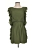 Tibi 100% Polyester Solid Green Casual Dress Size 4 - photo 1