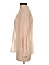 Zara Basic 100% Polyester Tan Long Sleeve Blouse Size M - photo 5