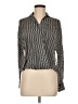Assorted Brands Print Black Long Sleeve Blouse Size M - photo 1