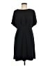 Ann Taylor Solid Black Casual Dress Size 6 - photo 1
