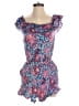 RACHEL Rachel Roy 100% Rayon Paisley Blue Romper Size S - photo 1