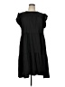 Hipster Row Solid Black Casual Dress Size XL - photo 1