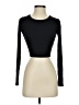Lulus Black Long Sleeve T-Shirt Size XS - photo 1