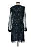 CAbi 100% Polyester Print Blue Cocktail Dress Size XS - photo 2