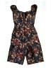 Lulus 100% Polyester Floral Blue Romper Size XS - photo 2
