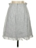 Rebecca Taylor Chevron-herringbone Gray Casual Skirt Size 2 - photo 2