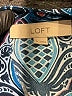Ann Taylor LOFT Paisley Blue Cocktail Dress Size M - photo 7