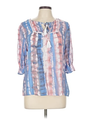 Sharagano 3/4 Sleeve Blouse (view 1)