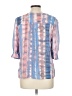 Sharagano Blue 3/4 Sleeve Blouse Size L - photo 2
