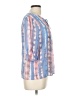 Sharagano Blue 3/4 Sleeve Blouse Size L - photo 4