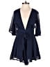 showpo 100% Polyester Polka Dots Blue Romper Size 4 - photo 1