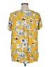 Premise Studio Yellow Short Sleeve Blouse Size 1X - photo 2