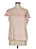 Shein 100% Polyester Pink Short Sleeve Blouse Size 8 - 10 - photo 1