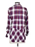 Sam Edelman 100% Rayon Plaid Purple 3/4 Sleeve Button-Down Shirt Size XS - photo 2