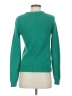 Lands' End 100% Baumwolle Chevron-herringbone Green Pullover Sweater Size XS - photo 2
