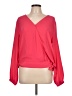 Ann Taylor LOFT Outlet 100% Polyester Red Long Sleeve Blouse Size L - photo 1