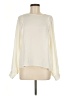 Left Coast by Dolan 100% Polyester Ivory Long Sleeve Blouse Size M - photo 1