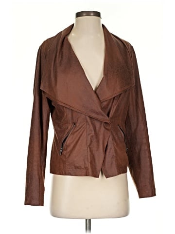 G by Giuliana Rancic Faux Leather Jacket (view 1)