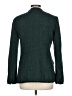 Ann Taylor 100% Polyester Tweed Green Blazer Size 10 - photo 2