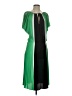 BCBGMAXAZRIA 100% Polyester Color Block Green Cocktail Dress Size XS - photo 1