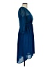 HD in Paris 100% Polyester Blue Cocktail Dress Size 6 - photo 4
