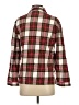 Hanna Andersson 100% Cotton Plaid Brown Long Sleeve Button-Down Shirt Size XS - photo 2