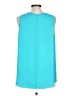 Cremieux 100% Polyester Teal Sleeveless Blouse Size L - photo 2