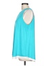 Cremieux 100% Polyester Teal Sleeveless Blouse Size L - photo 5