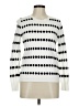 Vince Camuto Polka Dots White Pullover Sweater Size M - photo 1