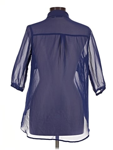 a.n.a. A New Approach 3/4 Sleeve Blouse (view 2)