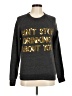 Bow & Drape Print Gray Sweatshirt Size M - photo 1