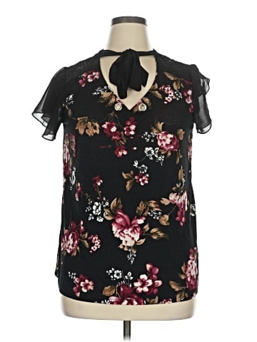 Lavish Short Sleeve Blouse (view 1)