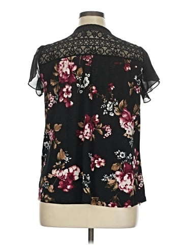 Lavish Short Sleeve Blouse (view 2)